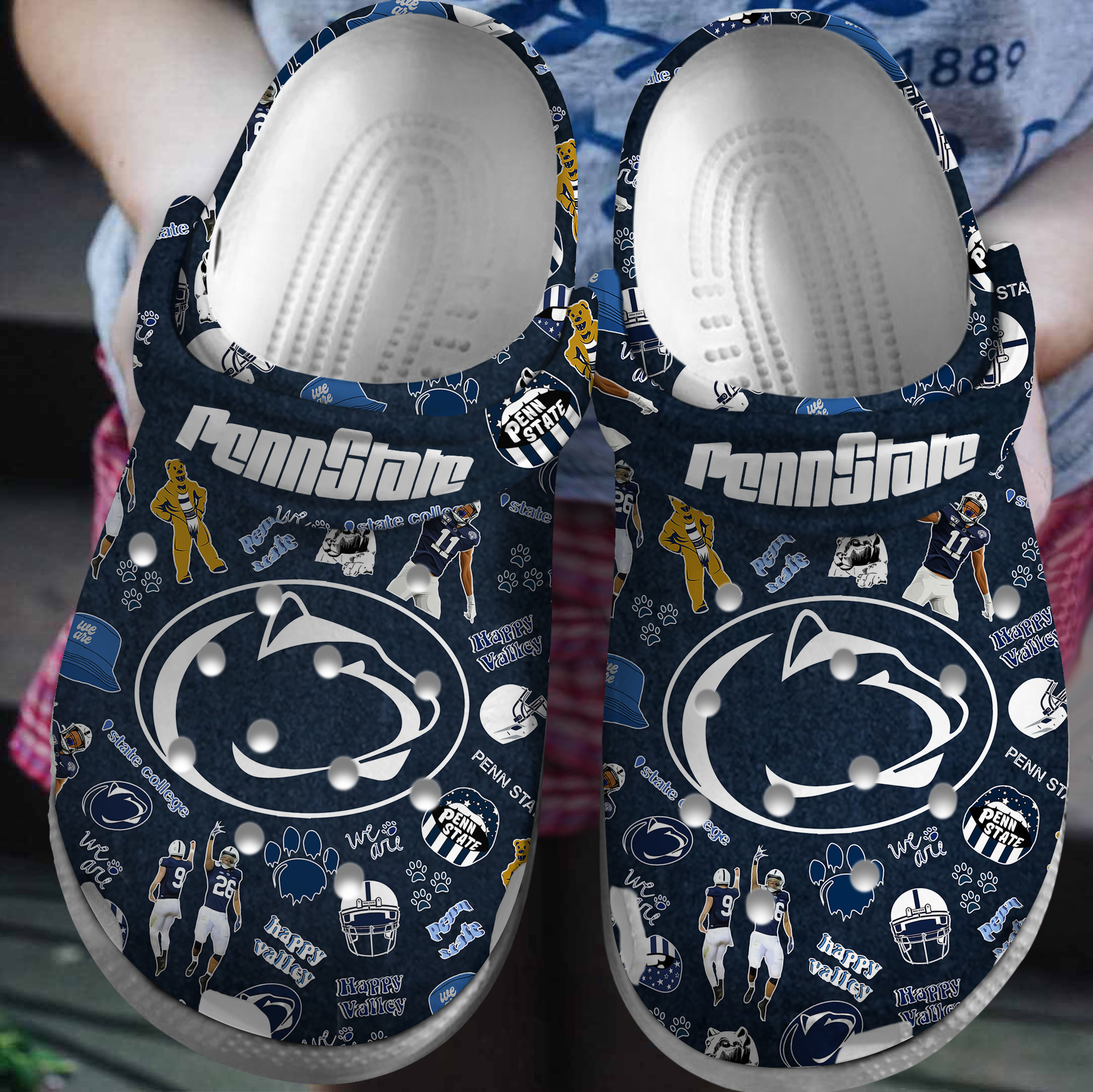 Penn State Nittany Lions NCAA Sport Crocss Crocband Clogs Shoes ...